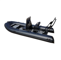 CE 4.8m ALU 480 Chine Usine En Aluminium double V Coque RIB Bateau à vendre