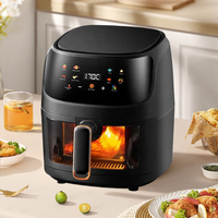 Friteuse à air OEM 8L multifonctionnelle, nouvelle friteuse à air domestique de grande capacité