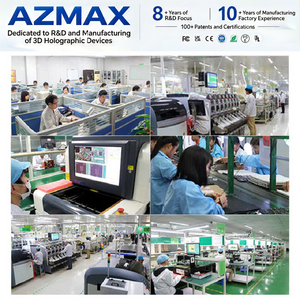 <b>3D</b> Fan 42CM Desktop LED Display Equipment <b>Projector</b> Holographic New Generation Machine for Advertising 42 DESK Holographic Displ - Product Image 2