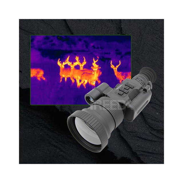 IREEDA High Quality 640*512 Resolution Thermal Monocular 4x Magnification Long Laser Ranging Thermal Scope Hunting Thermal Scope
