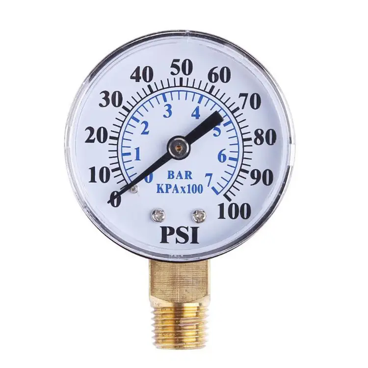 2 Zoll 50mm Custom Made Gasdruck messer Bourdon Tube Manometer