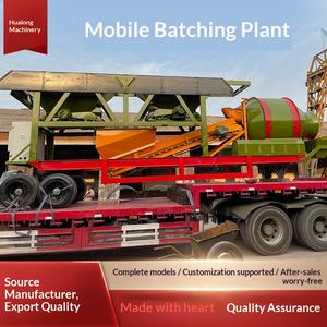 Estación de Mezcla de Tambor de 750 Litros sin Cimentación de Fábrica, Mezcladora de Ingredientes, Material Todo en Uno, Estación de Mezcla de Concreto Móvil de Ingeniería - Product Image 5