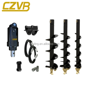 <span class=keywords><strong>Tarière</strong></span> hydraulique robuste pour excavatrice, machine de forage de roche, durable, avec attache rapide, garantie 12 mois - Product Image 2