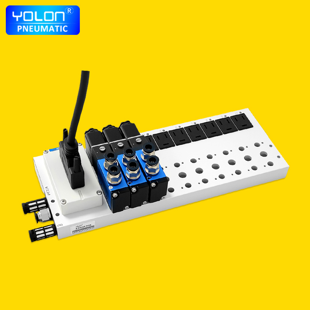 Pneumatic Multi-way Directional Valve Actuator Controlled Via PN/EC/CAN Communication Protocol 4V110/4V210