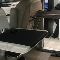 Table pliante et réglable pour sièges de voiture, modification manuelle, pour véhicule utilitaire