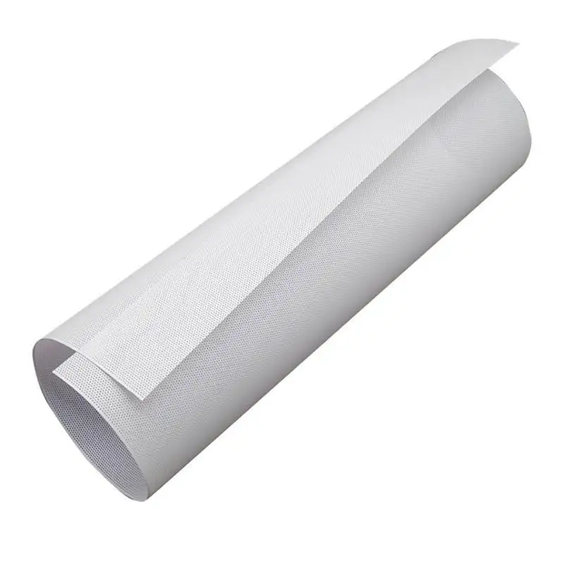 Ventilador de PVC blanco con agujero de 0,5mm, filtro de polvo, cubierta de malla de ordenador cortable