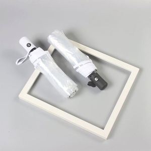 Parapluie pliant transparent personnalisé avec logo, entièrement automatique, ouverture et fermeture automatiques, pour la pluie et les mariages - Product Image 4