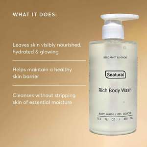 Gel <span class=keywords><strong>Douche</strong></span> Naturel Hydratant et Adoucissant pour le Corps Marque Blanche à la Bergamote et au Hinoki avec Niacinamide et Acide Hyaluronique - Product Image 5