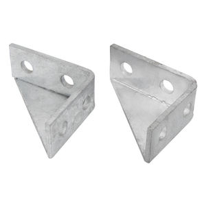 Accessoires de profilés triangulaires soudés galvanisés à chaud, personnalisables OEM & ODM, vente directe usine, pour assemblage avec profilés en U - Product Image 5