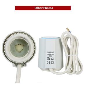 Actuador térmico para calefacción de suelo y agua, dispositivo con apertura normalmente cerrada de 24V y 230V - Product Image 4