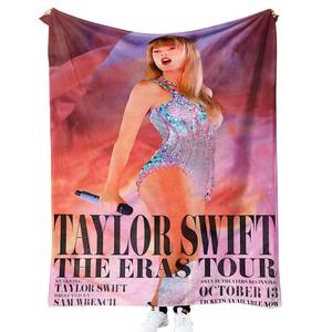 8 colores Pink Singer Taylor Throw Blanket Swiftie franela suave cama mantas para amantes de la música - Product Image 5