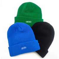 Gorro Unisex Acrílico Rasta Bordado Arco Iris Rayas Sombrero de Punto Invierno Cálido Gorro Negro