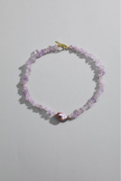 Collier avec pendentif améthyste scintillant pour femme Aquastone Jewelry avec argent et perle d'eau douce