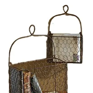 Hexagonal Chicken wire mesh basket designs