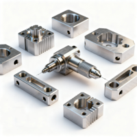 Services de fraisage sur routeur CNC 5 axes personnalisé, pièces en acier inoxydable et en aluminium, perçage, fil EDM et brochage