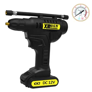 Mini compressore elettrico 12V con pompa d'aria per auto, mini gonfiatore per pneumatici - Product Image 1