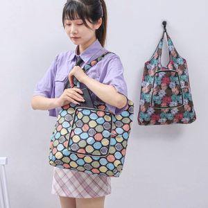 Sac de courses réutilisable et lavable de haute qualité, en tissu Oxford 210D, avec fermeture éclair, pliable - Product Image 3