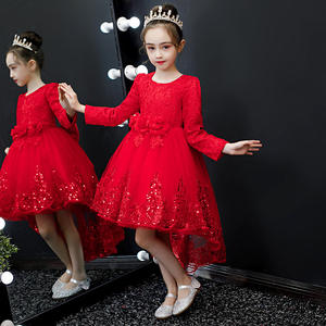 Prinses Meisje Bruiloft Verjaardag Jurken Voor Kinderen Kostuum Met Boog Prom Baljurk Elegante Feestjurk Voor Meisjes - Product Image 2