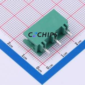 KH-F600V-3P-7.62G Plug-in Terminal Block Through hole Component (THT),P=7.62mm Connector 7.62mm Green Straight Pin 3P - Product Image 2