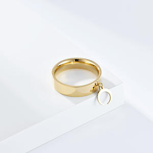 Unisex Titanium Steel <b>Rings</b> Star Moon Butterfly Cross Charm Fashion Jewelry Gift <b>Ring</b> K-R814 - Product Image 3