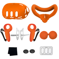 Couverture de protection en Silicone populaire 7 en 1 pour Meta Quest 3 VR accessoires casque coque masque facial Pad contrôleur couvre pour Quest 3