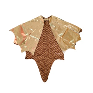 Ensemble cape dorée brillante et jupe en tulle rose pour enfants MS, costume de fée pour spectacle de déguisement - Product Image 5