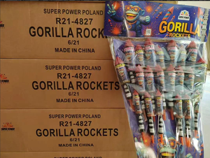 Direktlieferung ab Werk: 1221 Super-Sortiment Raketenfeuerwerk – Pfeifende Raketenstöcke für Neujahr – Himmelskörper-Explosionsschüsse - Product Image 2