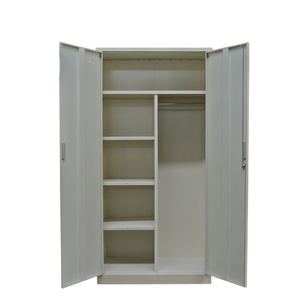 Armoire métallique moderne en acier, 0,14 m³, assemblage en 10 minutes, meuble de bureau en kit, classeur pour chambre, atelier, salle de sport - Product Image 2