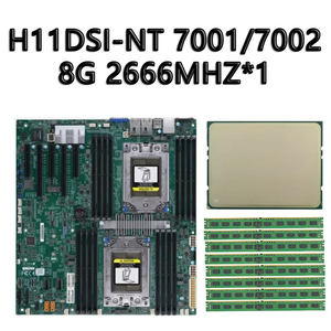 Plateforme serveur E-ATX double socket H11DSI-NT REV2.0 DDR4 SATA 2x processeurs EPYC 7551 Solutions de virtualisation à haut nombre de cœurs - Product Image 2