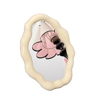 Miroir de maquillage simple pour bureau, idéal pour dortoir étudiant, coiffeuse, station de maquillage, petit miroir de beauté pour princesse