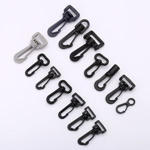 <b>Plastic</b> <b>Hook</b> Buckles Black 1-5cm For Bag Luggage Accessories Swivel Connectors Webbing <b>Hooks</b> Backpack Clips Spring 2024 - Product Image 3