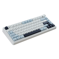 Clavier compact sans fil F75 Pro avec bouton 75 pour cent de son HIFI échangeable à chaud, commutateur linéaire, clavier mécanique rétroéclairé RVB