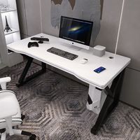 Escritorio de Computadora en Forma de L con Superficie de Madera Resistente y Estructura de Hierro, Diseño Ergonómico, 5+ Espacios de Almacenamiento, para Oficina