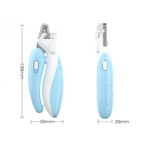 Một cách an toàn chuyên nghiệp Led ánh sáng Pet Nail Clipper sắc nét và bền thép không gỉ Pet Clipper để tránh Dòng Máu - Product Image 5