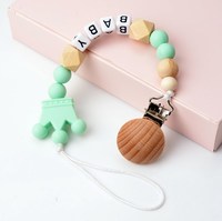 Chaîne de sucette en silicone panda, pour attache-sucette, personnalisé, nouvelle collection 2022