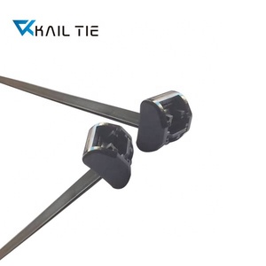 Esnek naylon paslanmaz çelik alaşımlı kelepçe 3/4 "plastik kablo klipsi - Product Image 6