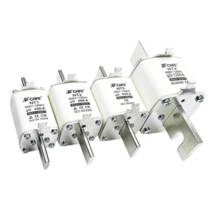 Ce HRC lưỡi nhanh chóng thổi cầu chì liên kết NT cầu chì 400A 500A 630A 500V 1140V GG gốm vuông cầu chì cho máy móc - Product Image 5