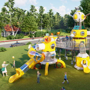 Scivolo Combinato per Bambini in Plastica per Esterni <span class=keywords><strong>di</strong></span> Grandi Dimensioni, Avventura Familiare, Sport, <span class=keywords><strong>Parco</strong></span> Divertimenti Pubblico <span class=keywords><strong>di</strong></span> Alta Qualità - Product Image 4