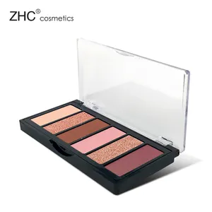 Phoera — palette de fards à paupières, maquillage OEM, 6 couleurs, bon marché, avec étiquette privée