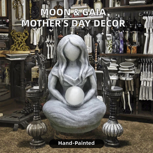 Artisanat en résine, Fête des Mères, Déesse Lune <span class=keywords><strong>Gaia</strong></span>, Thème Amour, Ornements <span class=keywords><strong>de</strong></span> jardin, Sculpture <span class=keywords><strong>de</strong></span> cour, Peinte à la main, Imperméable - Product Image 2