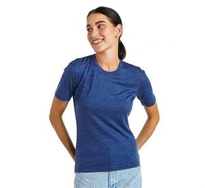 Fornitore OEM all'Ingrosso <span class=keywords><strong>di</strong></span> Magliette Personalizzate in <span class=keywords><strong>Lana</strong></span> Merino con Scollo a V per Donne, Manica Corta, Collo Tondo, Design Stampato, Top Femminili - Product Image 3