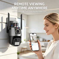 Caméra Dôme PTZ HD Bullet à Prix Usine avec Suivi Humain par IA, CMOS 6MP/9MP, Étanchéité IP66, Stockage Local sur Carte TF et Visualisation Mobile à Distance
