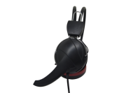 Casque filaire supra-auriculaire ajustable avec grands coussinets doux, interface 3,5 mm, transducteur hybride, ENC, IPX-7 pour PC/ordinateur portable