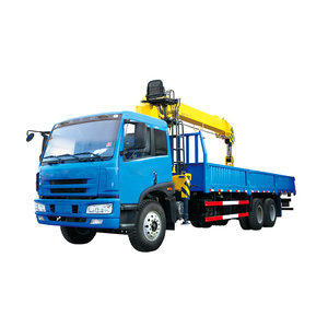 รถเครนติดรถบรรทุก SQ10SK3Q ขนาด 10 ตัน - รถเครนไฮดรอลิกสำหรับยกตู้คอนเทนเนอร์แบบเคลื่อนที่ขนาดเล็กสำหรับขาย - Product Image 1