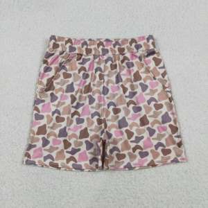Pas de droits de douane, contactez-nous, SS0756 RTS, nouvelle arrivée, boutique de vêtements, shorts pour femmes, shorts assortis <span class=keywords><strong>maman</strong></span> et <span class=keywords><strong>bébé</strong></span>, shorts camouflage rose de haute qualité - Product Image 2