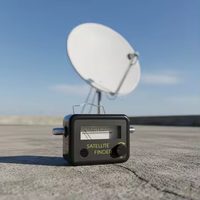 Détecteur de signal satellite numérique portable, facile à utiliser avec suivi précis pour l'installation de paraboles satellite en extérieur