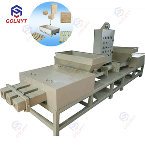 Machine de fabrication de blocs de pieds en bois Machine de compression de palettes de sciure de bois Machine de rasage de blocs de palettes en bois - Product Image 4