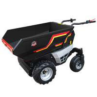 CE-Zertifizierte 500kg Elektrische Motorisierte Schubkarre, Mini-Dumper für Baustellen