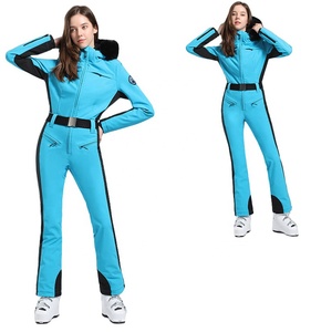 OEM <strong>Lady</strong> Ski Wear Waterproof <strong>Snowsuit</strong> One Piece Ski Guard Suit Women for Skiing Sports - Product Image 6