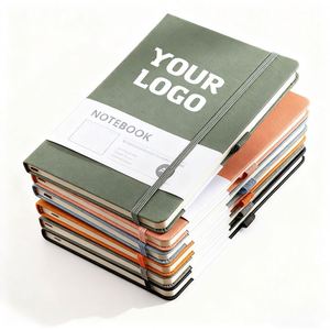 Fabric Pu Leather Cover Custom logo Journal <b>A5</b> A6 Notebook Agenda Line Rule Dot Grid Printing Promotional Gift Notebooks - Product Image 1